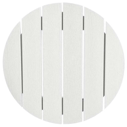 Bar Table White 55 x 55 x 107 cm HDPE