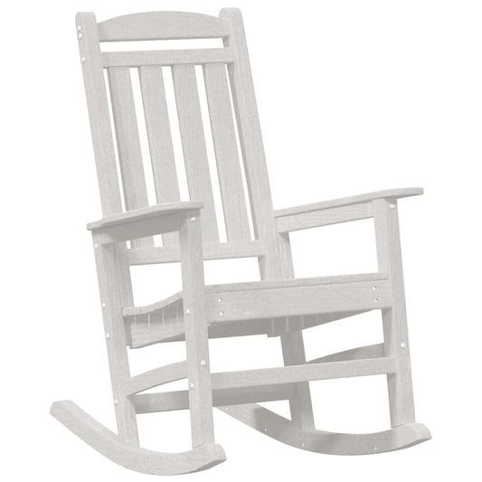 Garden Rocking Chair White HDPE