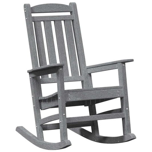 Garden Rocking Chair Light Grey HDPE