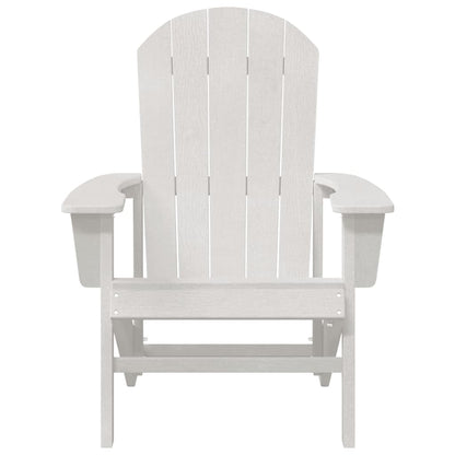 Adirondack Chair White 82 x 74 x 92 cm HDPE