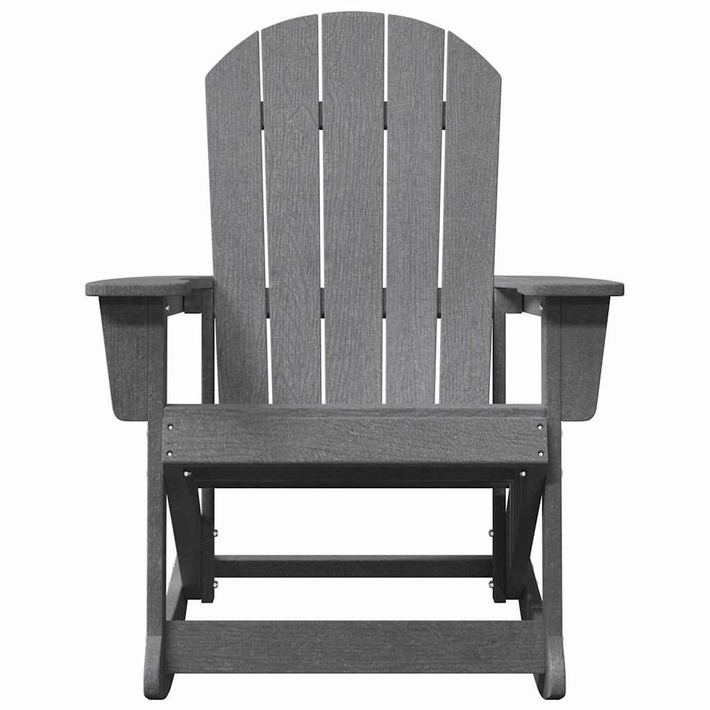 Adirondack Rocking Chair Light Grey HDPE