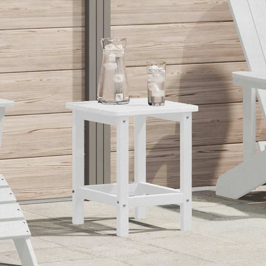 Adirondack Side Table White 38 x 38 x 46 cm HDPE