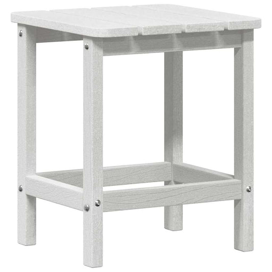 Adirondack Side Table White 38 x 38 x 46 cm HDPE