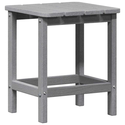 Side Table Light Grey 38 x 38 x 46 cm Polyethylene
