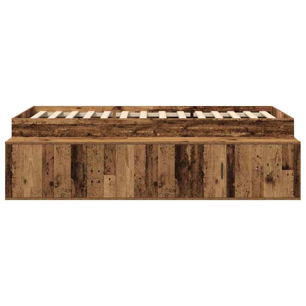 Bed Frame with Drawer Artisan Oak 70 x 190 cm Engineered Wood