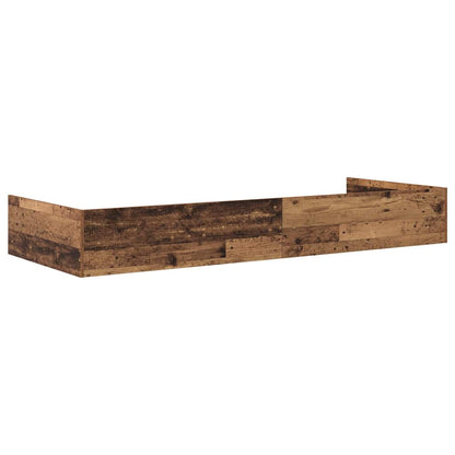 Bed Frame with Headboard Old Wood 80 x 200 cm Engineered Wood