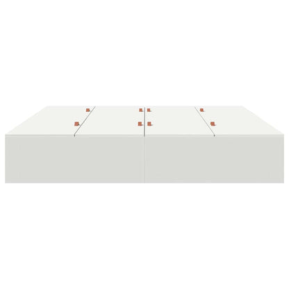 Storage Bed Frame White 200 x 200 cm Engineered Wood