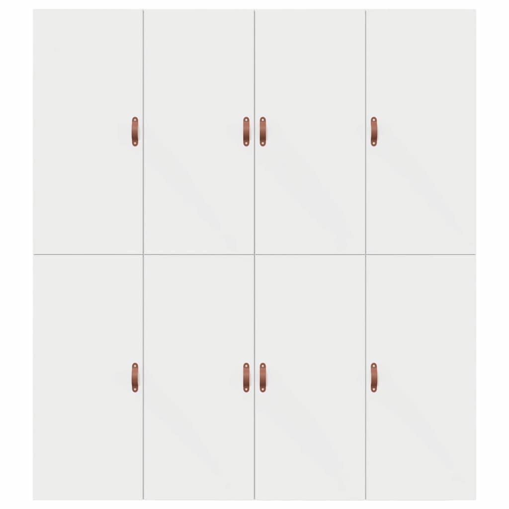 Storage Bed Frame White 200 x 200 cm Engineered Wood
