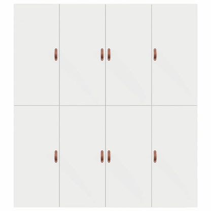 Storage Bed Frame White 200 x 200 cm Engineered Wood