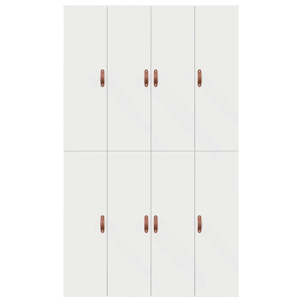 Storage Bed Frame White 120 x 200 cm Engineered Wood