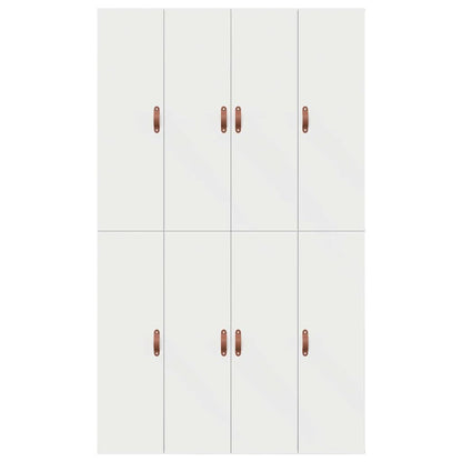 Storage Bed Frame White 120 x 200 cm Engineered Wood