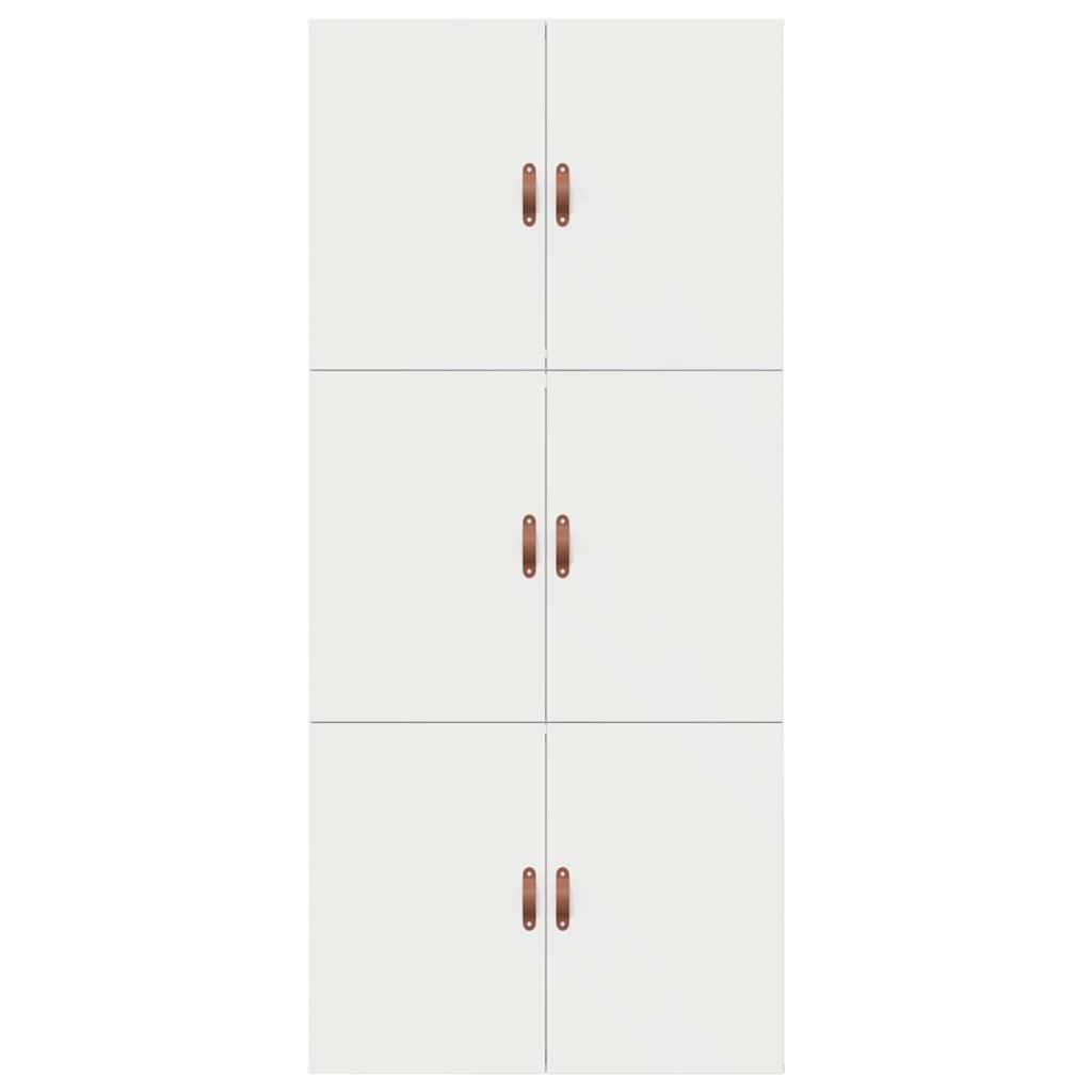 Storage Bed Frame White 90 x 190 cm Engineered Wood