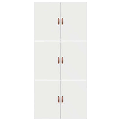 Storage Bed Frame White 90 x 190 cm Engineered Wood