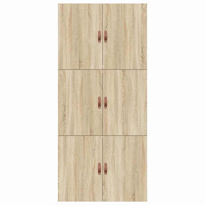Storage Bed Frame Sonoma Oak 90 x 190 cm Engineered Wood