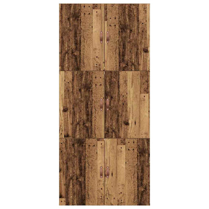 Storage Bed Frame Old Wood 90 x 190 cm Engineered Wood