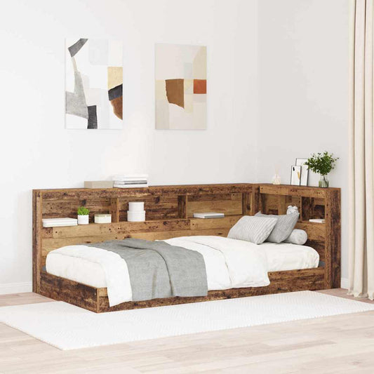 Storage Headboard Old Wood Engineered Wood
