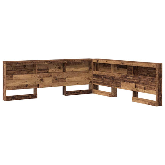Storage Headboard Old Wood Engineered Wood