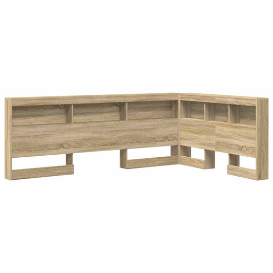 Storage Headboard Sonoma Oak Engineered Wood