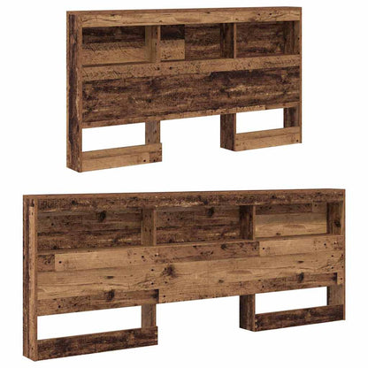 Storage Headboard Old Wood Engineered Wood