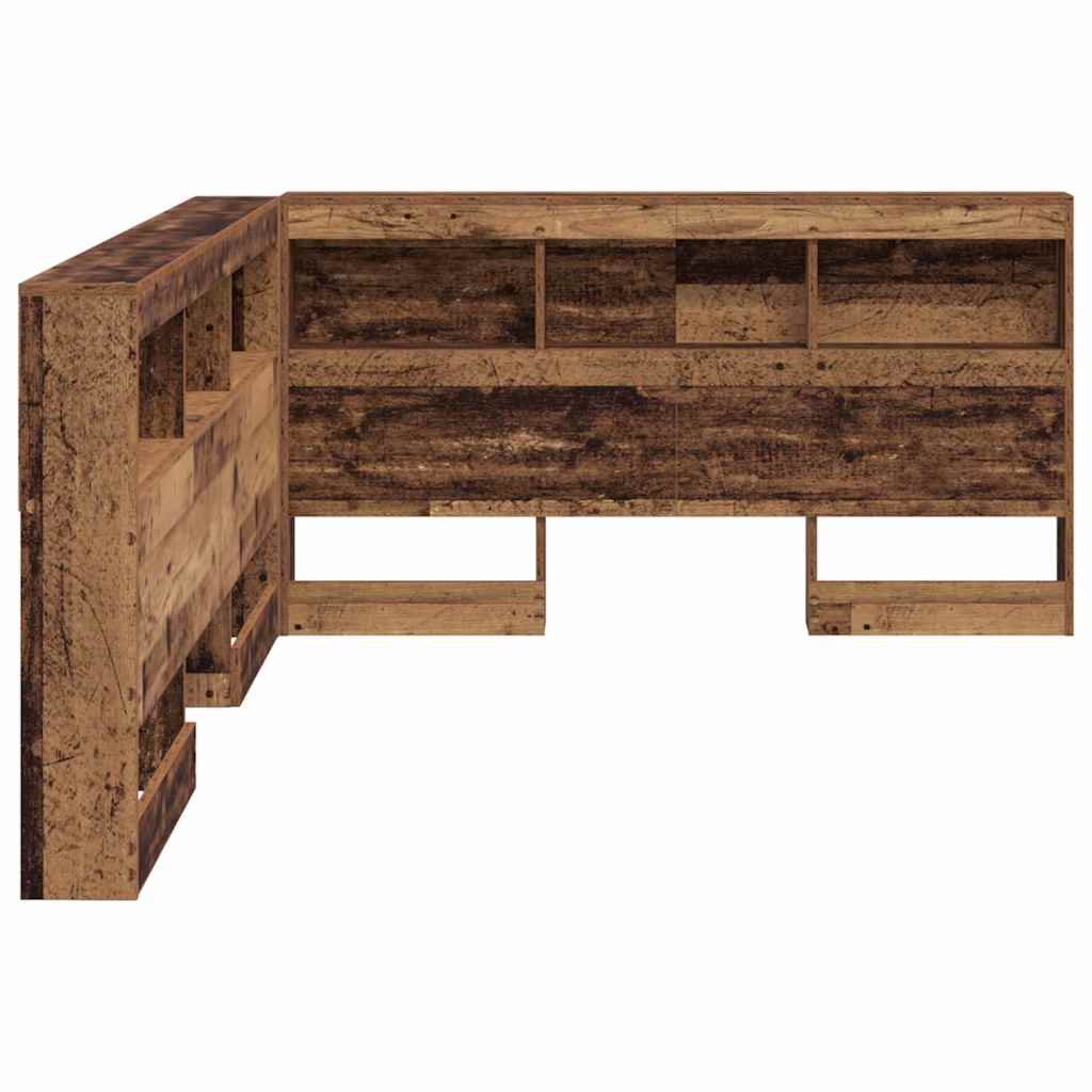Storage Headboard Old Wood Engineered Wood
