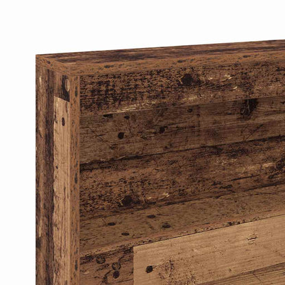 Storage Headboard with Shelf Old Wood 160 cm Engineered Wood