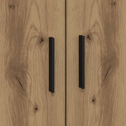 Storage Bed Frame with Shelf Artisan Oak 80 cm Engineered Wood