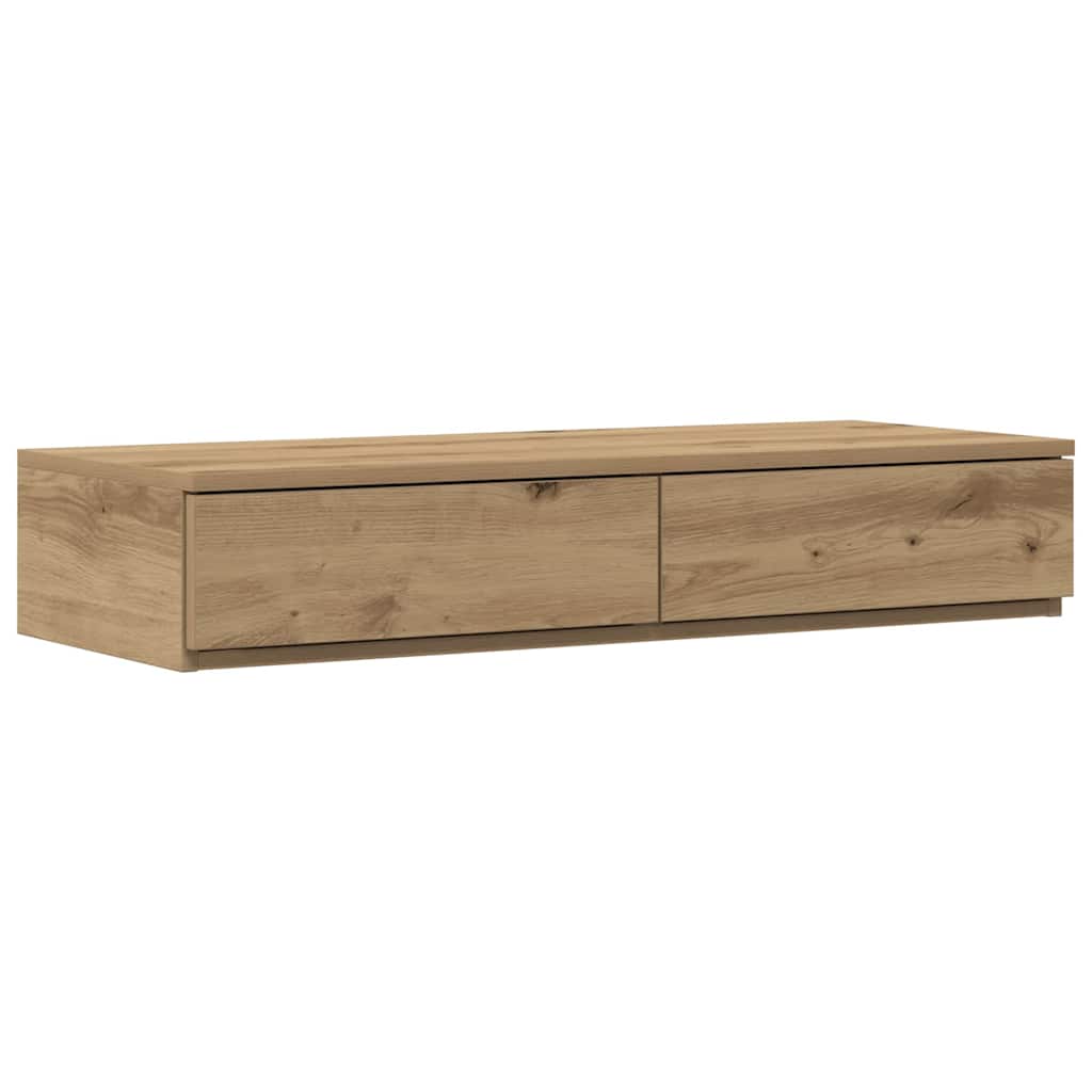 Storage Bed Frame with Door Artisan Oak 100 cm Engineered Wood
