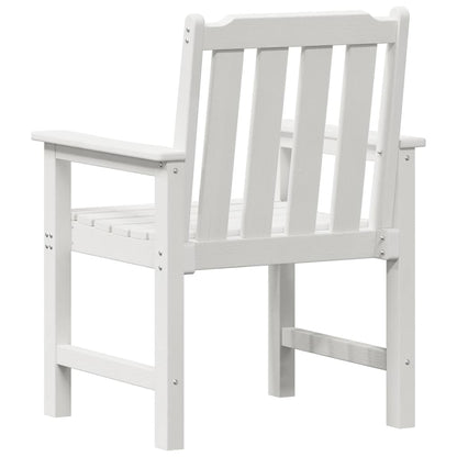 Garden Chair 4 pcs White 65.5 x 59 x 88 cm Polyethylene