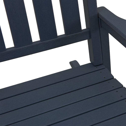 Rocking Chair 2 pcs Navy 92 x 70 x 108 cm Polyethylene