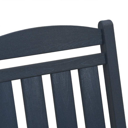 Rocking Chair 2 pcs Navy 92 x 70 x 108 cm Polyethylene