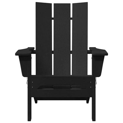 Garden Chair 2 pcs Black 80.5 x 74.5 x 92 cm Polyethylene