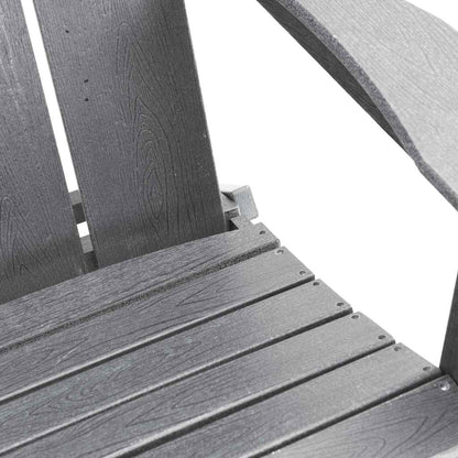Garden Chair 2 pcs Light Grey 80.5 x 74.5 x 92 cm Polyethylene