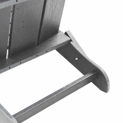Garden Chair 3 pcs Light Grey 80.5 x 74.5 x 92 cm Polyethylene