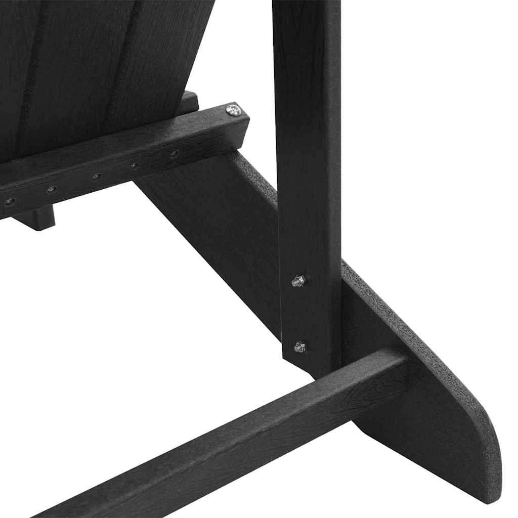 Garden Chair 2 pcs Black 82 x 74 x 92 cm Polyethylene