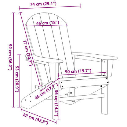 Garden Chair 2 pcs Black 82 x 74 x 92 cm Polyethylene