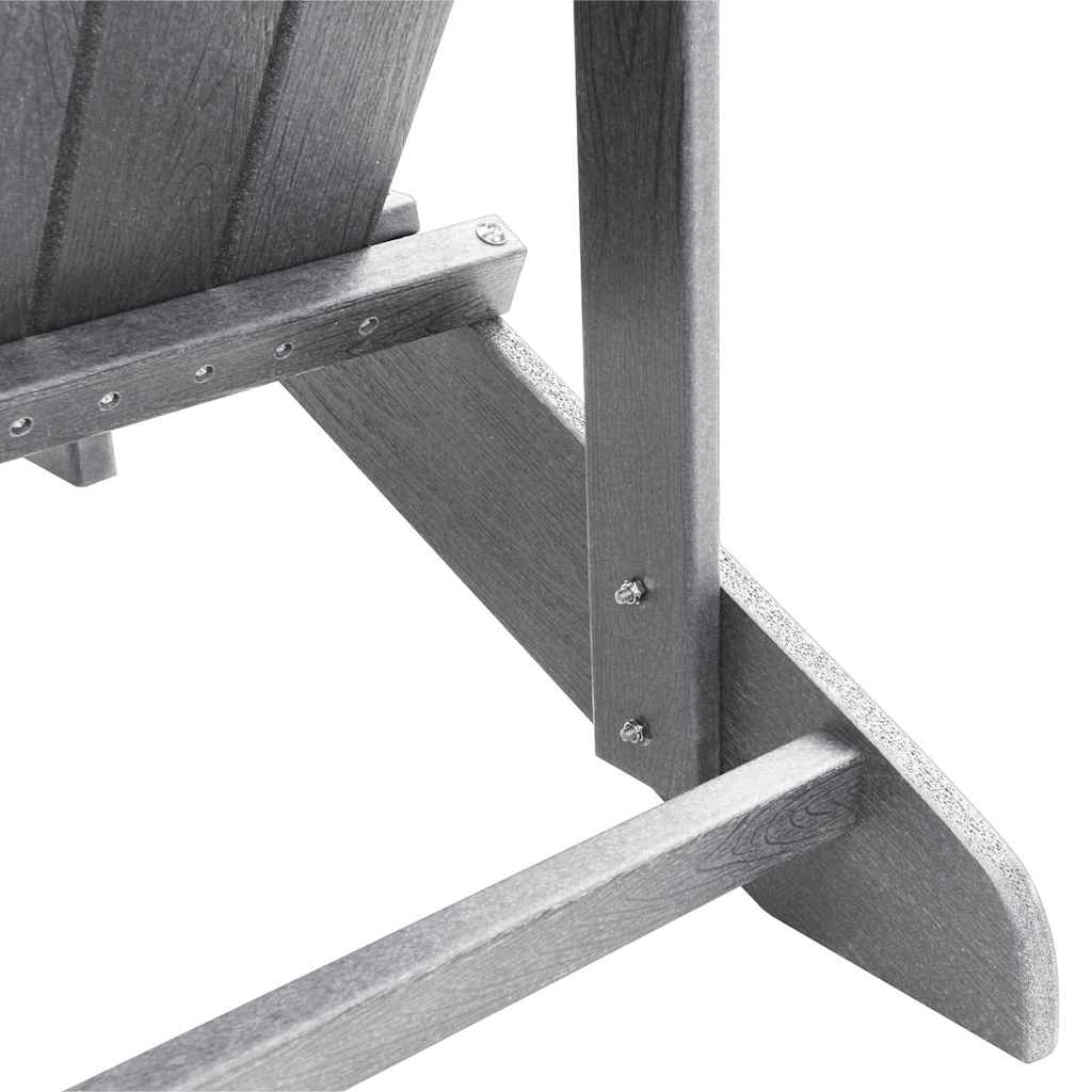 Garden Chair 2 pcs Light Grey 82 x 74 x 92 cm Polyethylene
