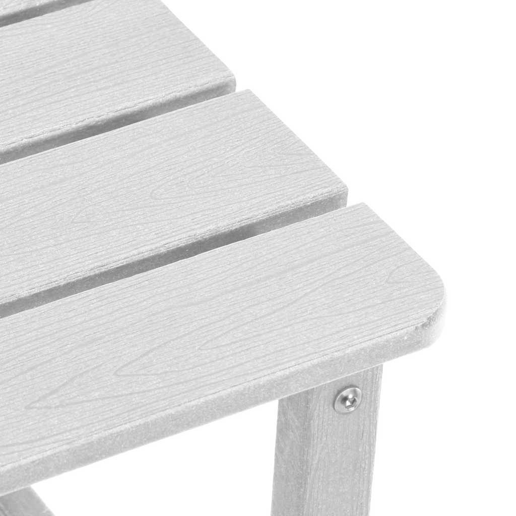 Garden Chair 3 pcs White Polyethylene