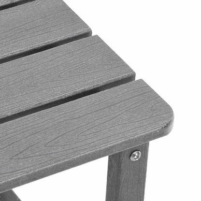 Garden Chair 3 pcs Light Grey Polyethylene