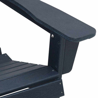Garden Chair 2 pcs Navy 83 x 74 x 92 cm Polyethylene
