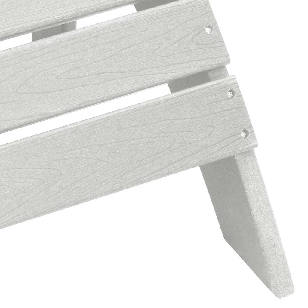 Garden Chair 3 pcs White Polyethylene
