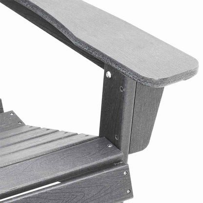 Garden Chair 3 pcs Light Grey Polyethylene