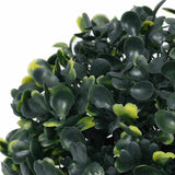 Artificial Boxwood Balls with LED Lights 2 pcs Green 22 cm