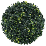 Artificial Boxwood Balls with LED Lights 2 pcs Green 45 cm