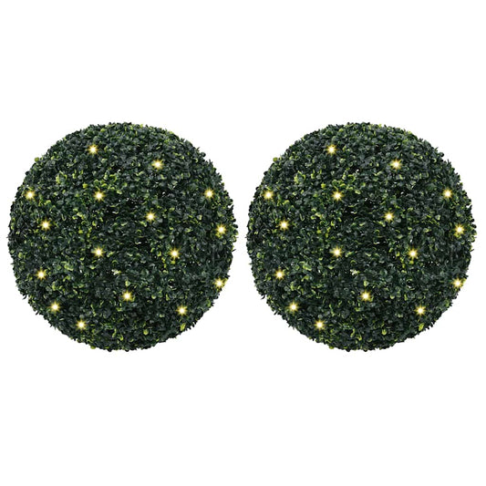 Artificial Boxwood Ball | Green | Polyethylene | Medium | Solar