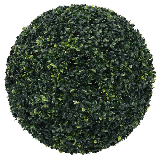 Artificial Boxwood Ball | Green | Polyethylene | Medium | Solar