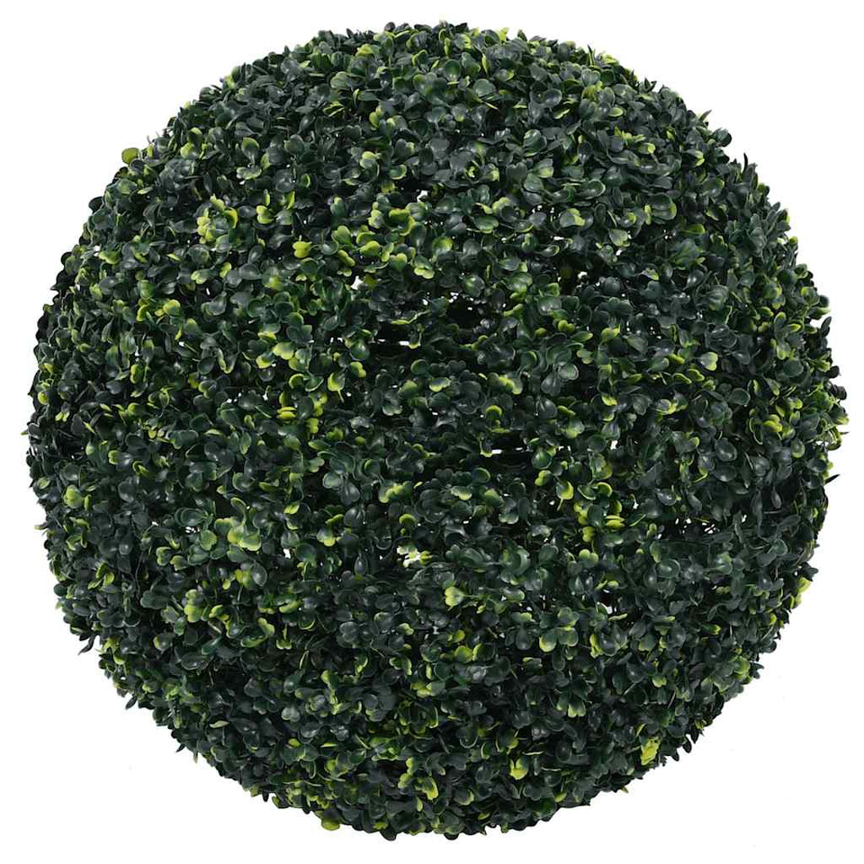 Artificial Boxwood Balls with LED Lights 2 pcs Green 52 cm