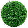 Artificial Boxwood Balls with LED Lights 2 pcs Green 55 cm