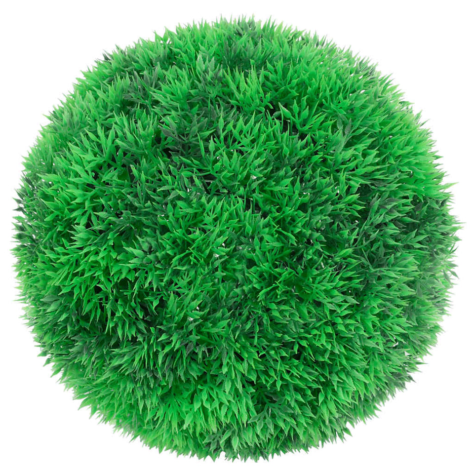 Artificial Boxwood Balls with LED Lights 2 pcs Green 22 cm