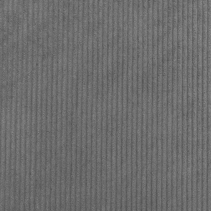 Bed Frame Light grey 80 x 200 cm Corduroy fabric