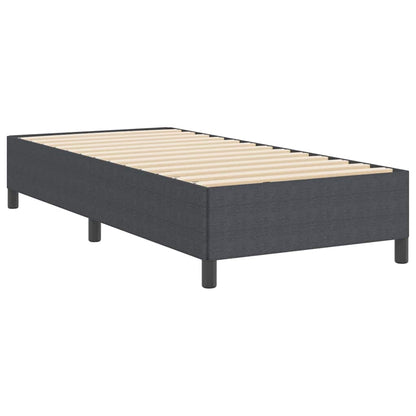 Bed Frame Dark grey 80 x 200 cm Corduroy fabric